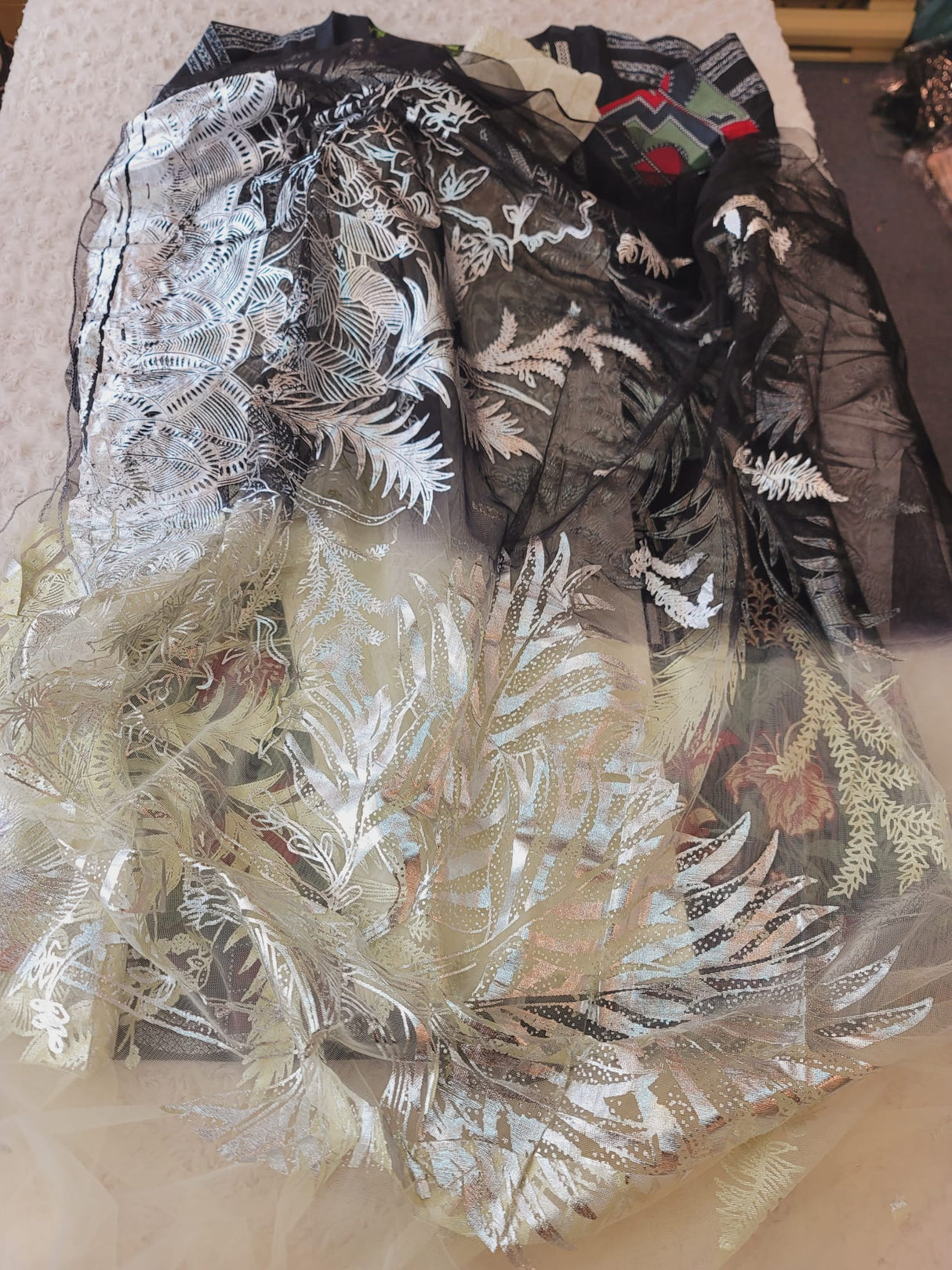 Indian Cotton Stitched Embroidery Suit Ready To Ship