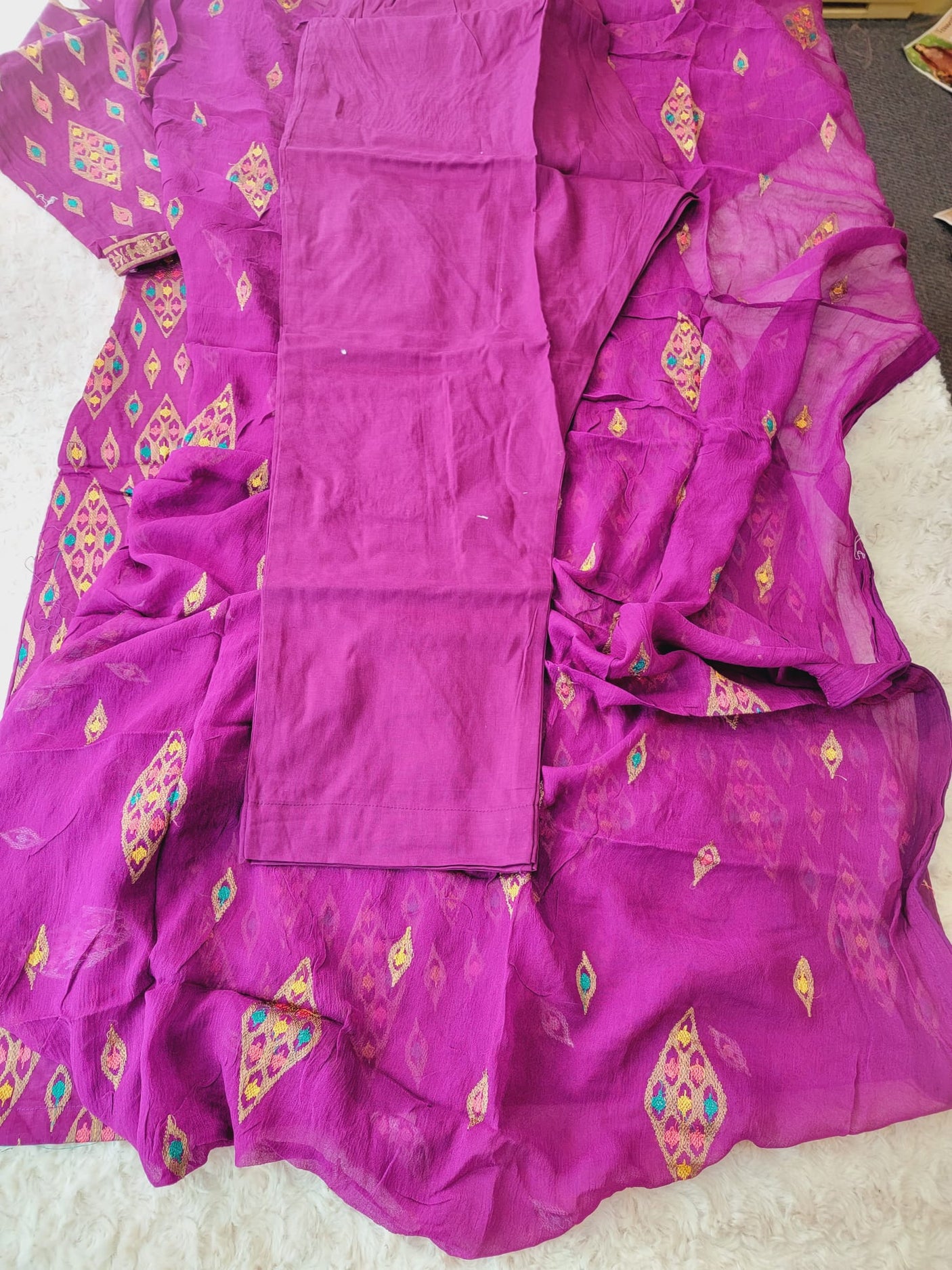 Pakistani Stitched Embroidery luxury lawn Dresses Ready To Ship