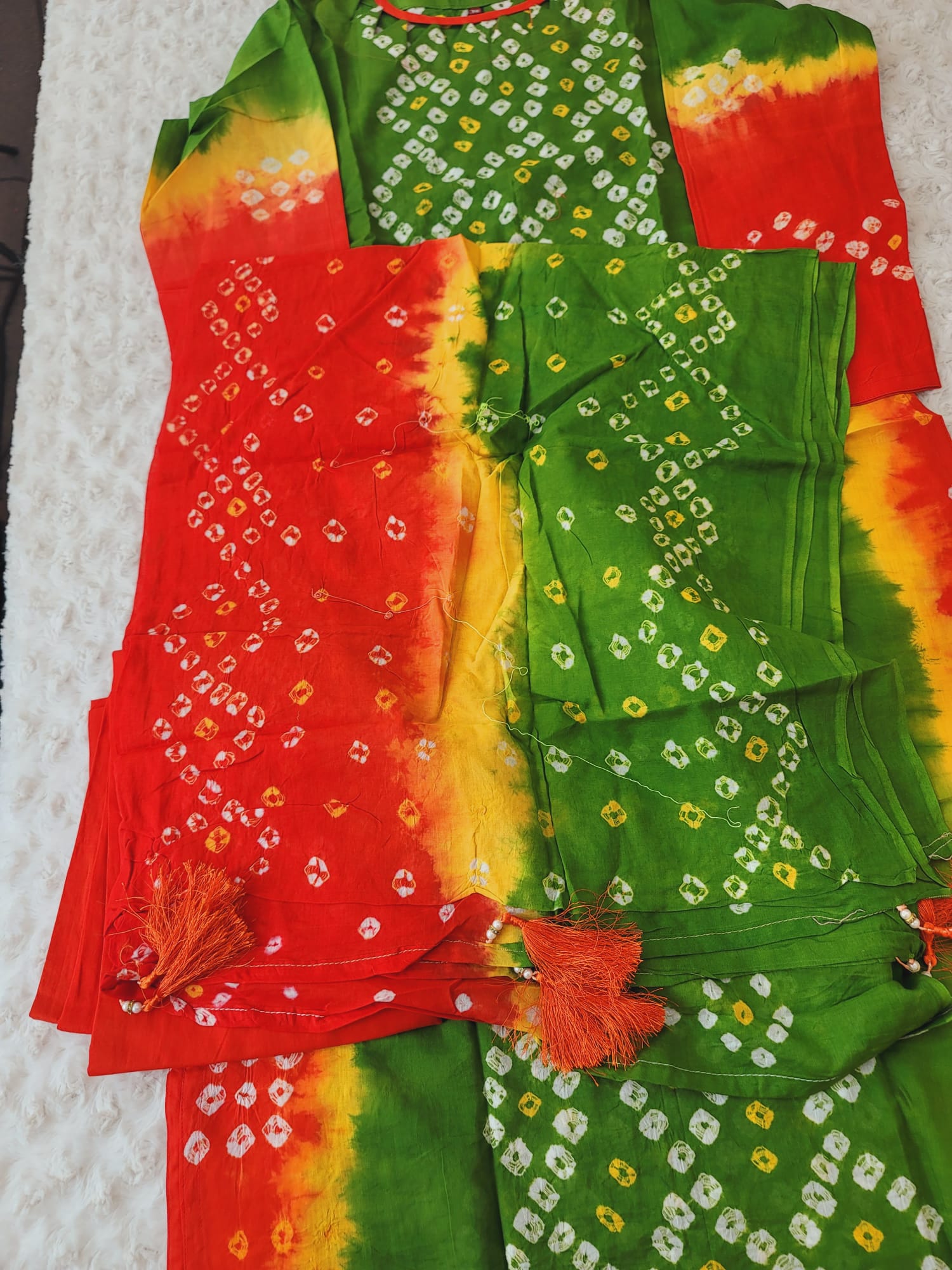 Bangladeshi batik salwer kamiz