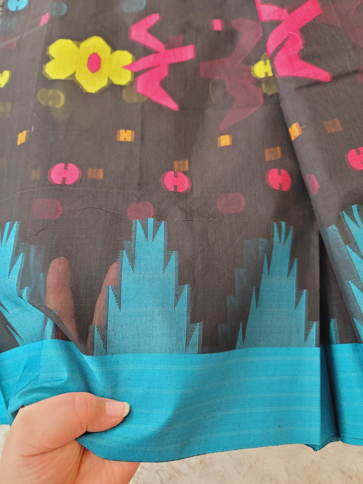 Half Silk Handloom Monipuri Saree