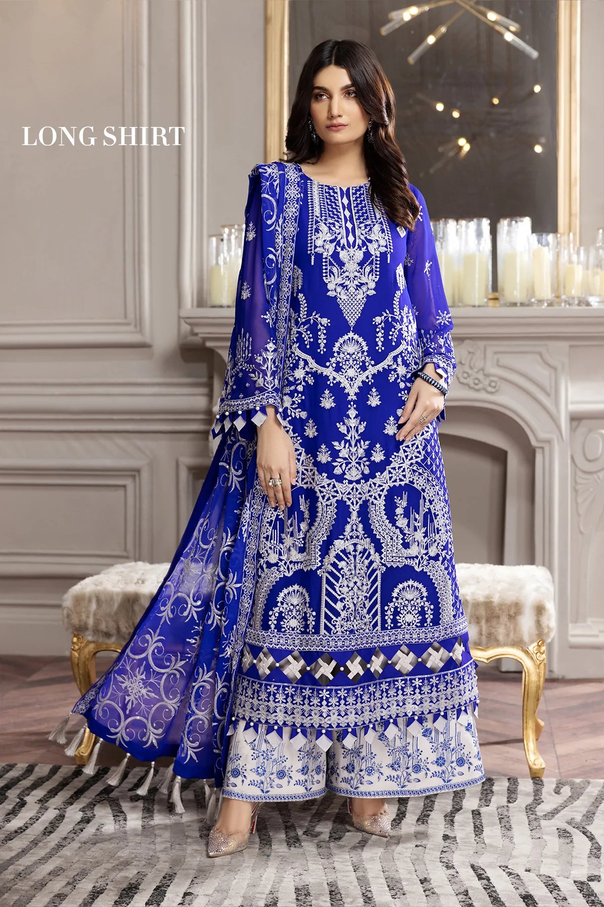 Alizeh Embroidered Chiffon Collection100% Original