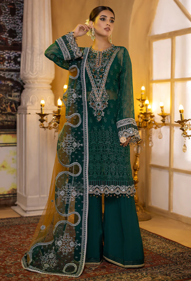 Adan's Libas Ravia Schiffli Embroidered Chiffon Collection