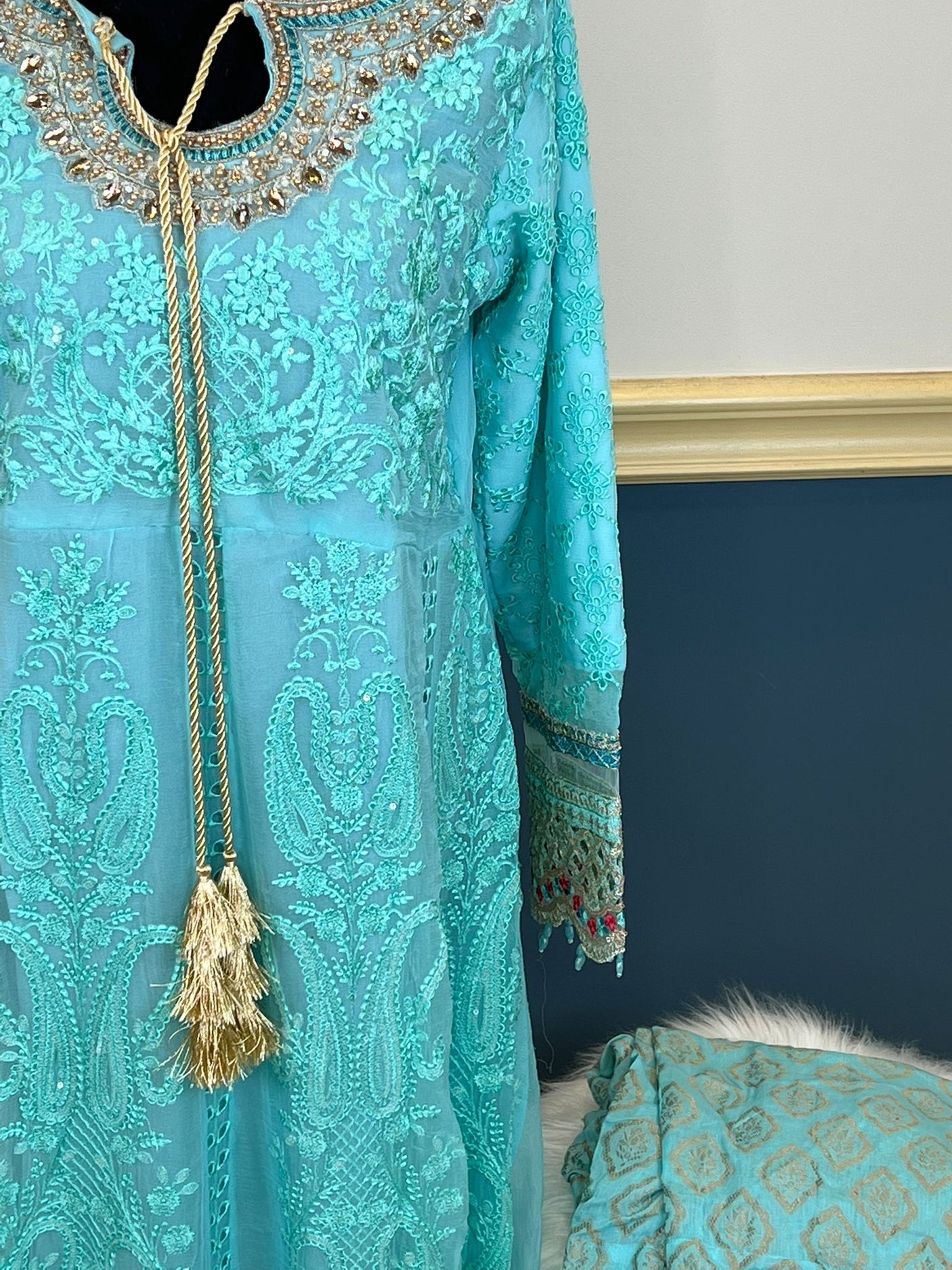 Pakistani Embroidered Party wear Ready To Ship