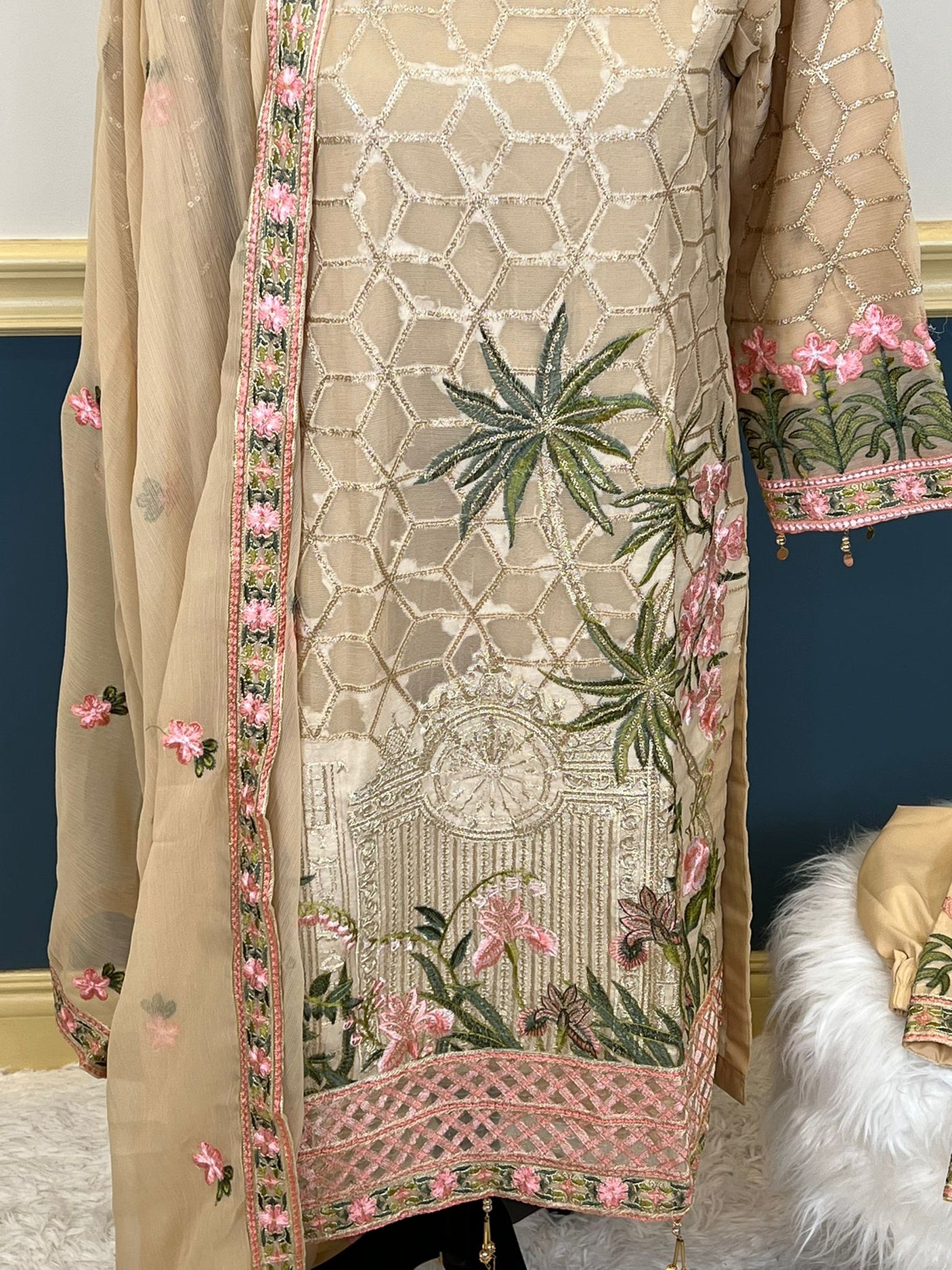 Pakistani Embroidered Party wear Ready To Ship