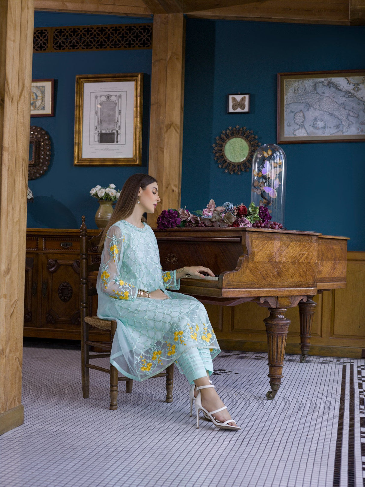 Azure Luxury Formals Kurti-100% Original Guaranteed