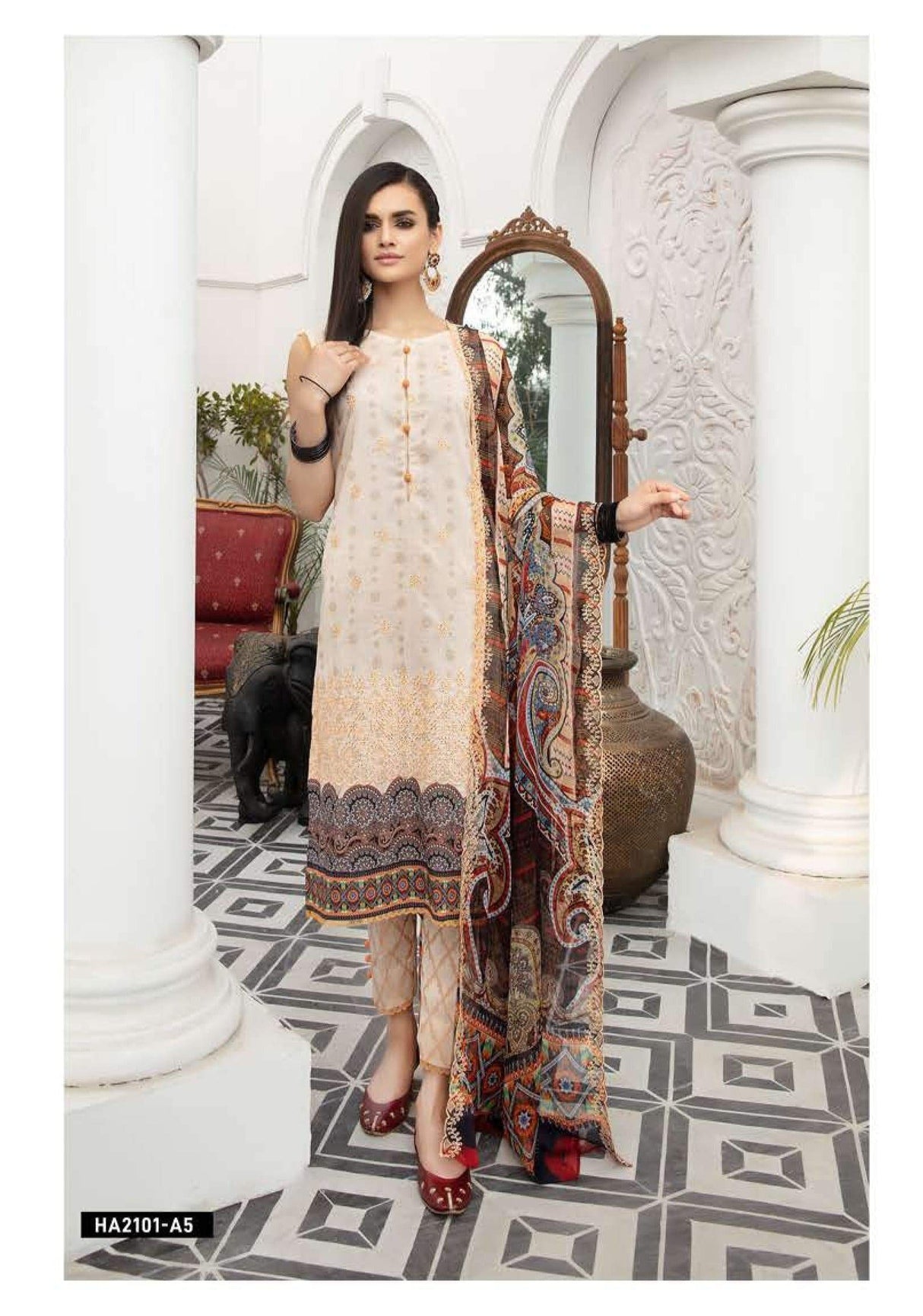 Hania Lawn Collection By Gull Jee-100% Original Guaranteed