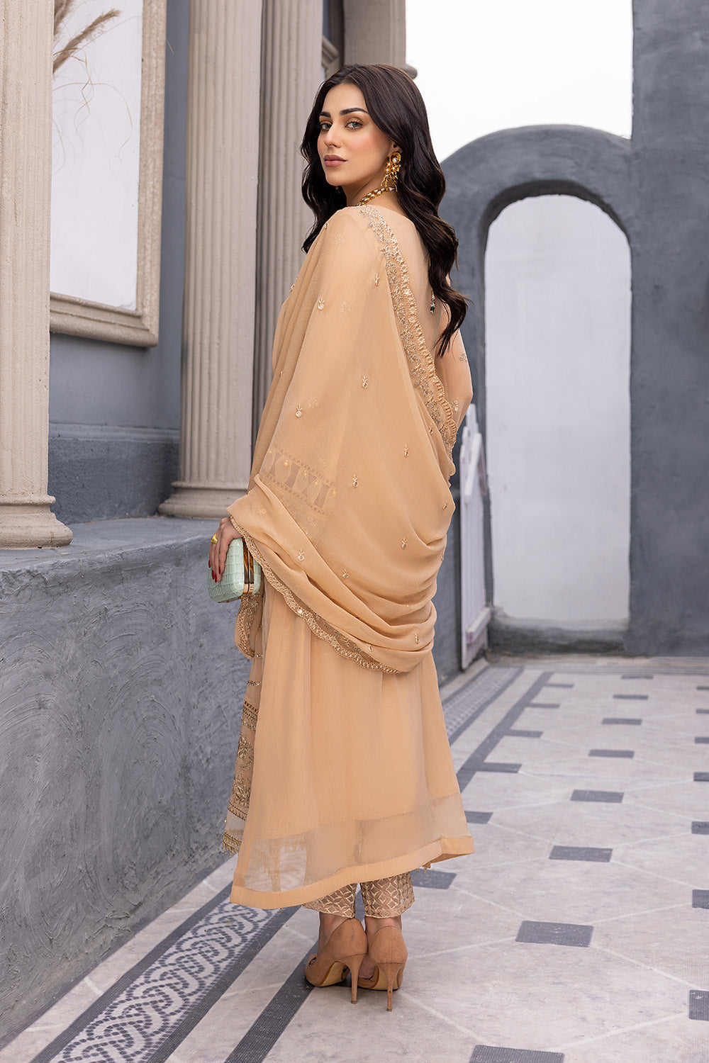 Azure Luxury Chiffon Eid Collection 100% Original