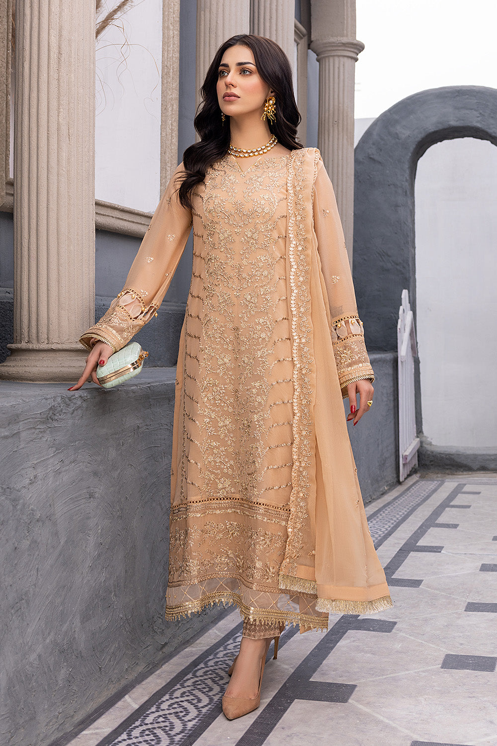 Azure Luxury Chiffon Eid Collection 100% Original