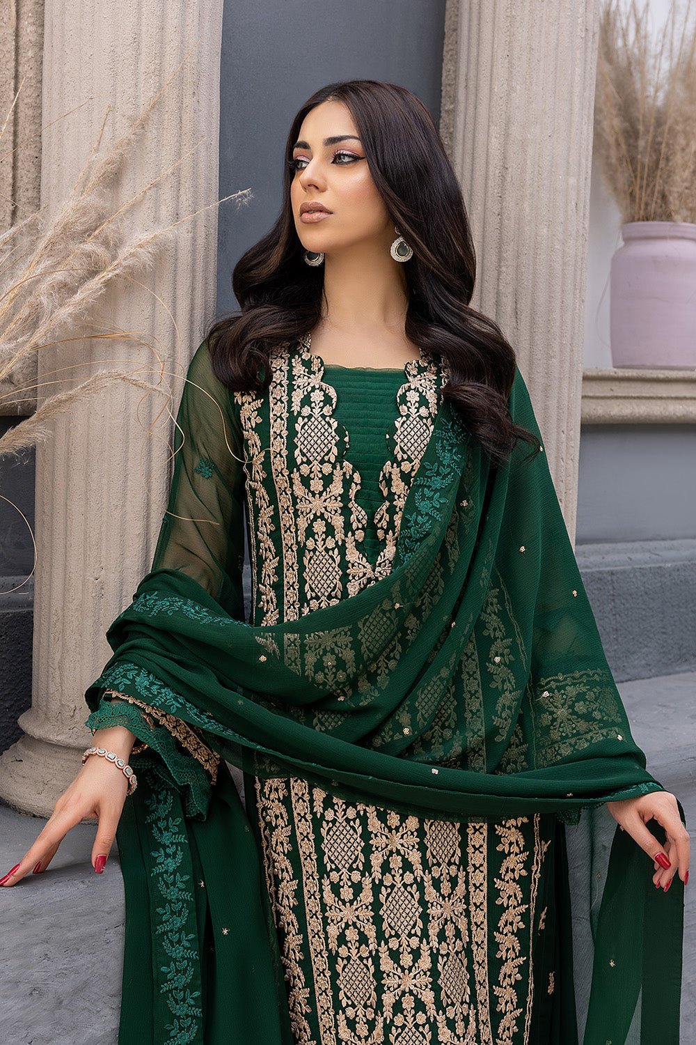 Azure Luxury Chiffon Eid Collection 100% Original