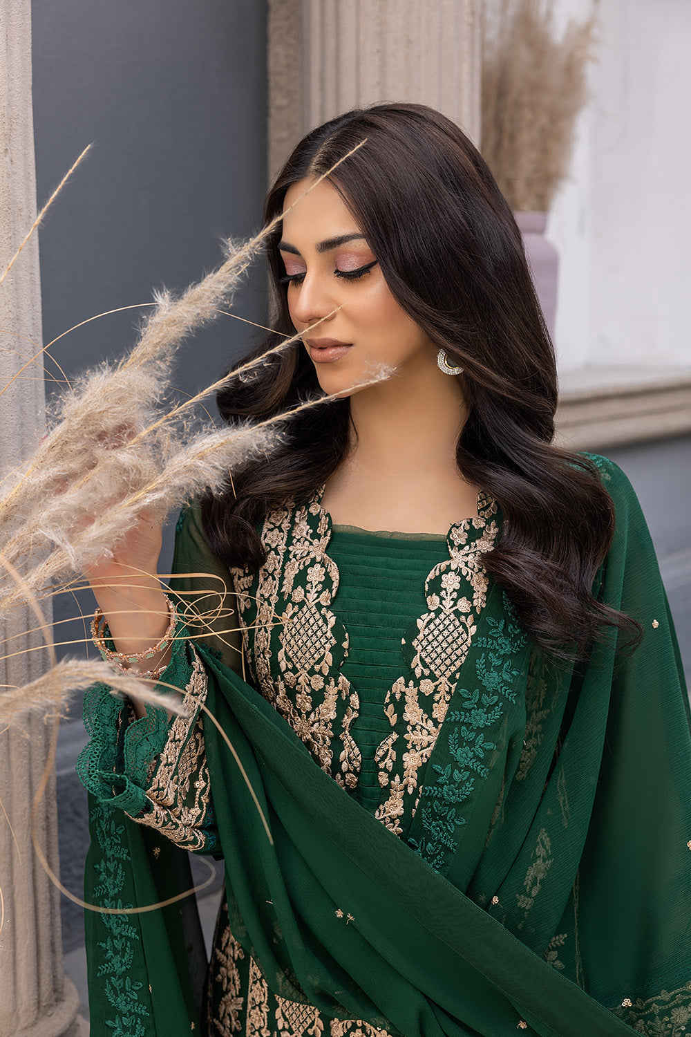 Azure Luxury Chiffon Eid Collection 100% Original