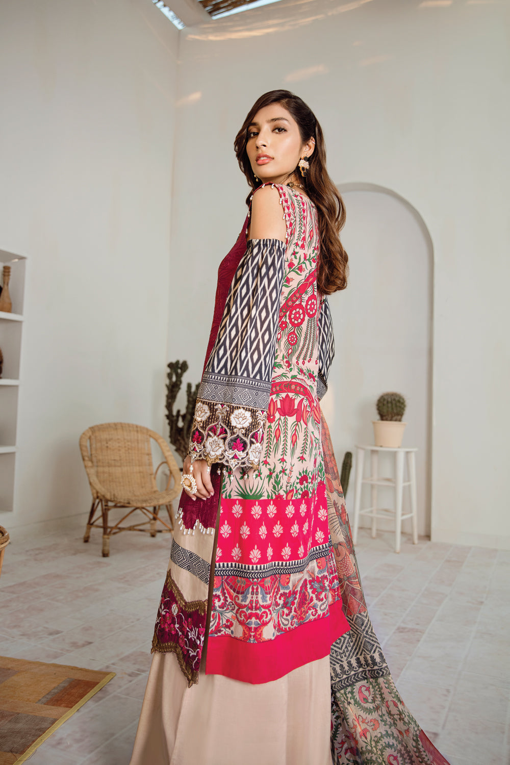 Azalea Embroidered Lawn Spring/Summer 2020-100% Original Guarantee