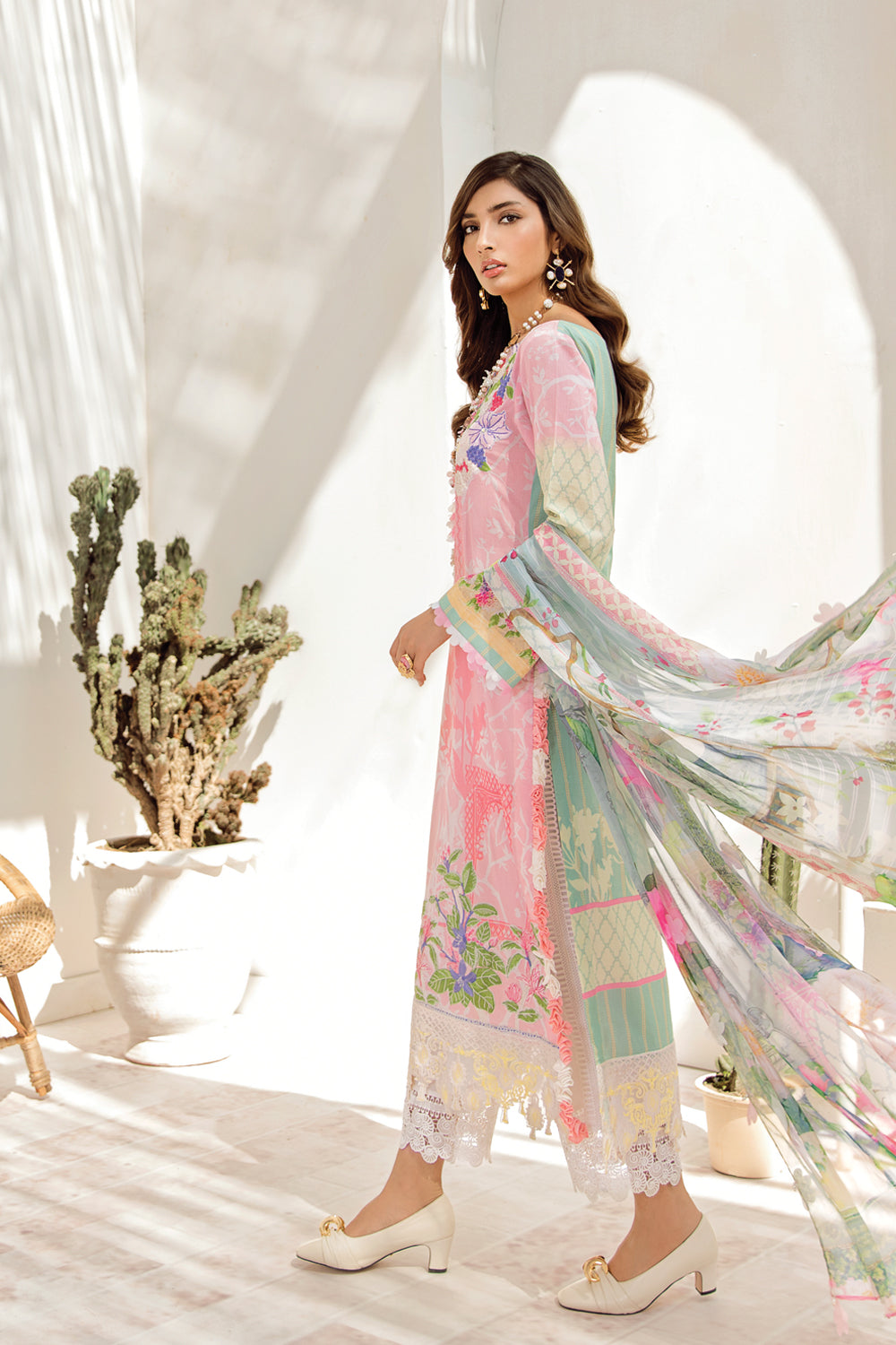 Azalea Embroidered Lawn Spring/Summer 2020-100% Original Guarantee