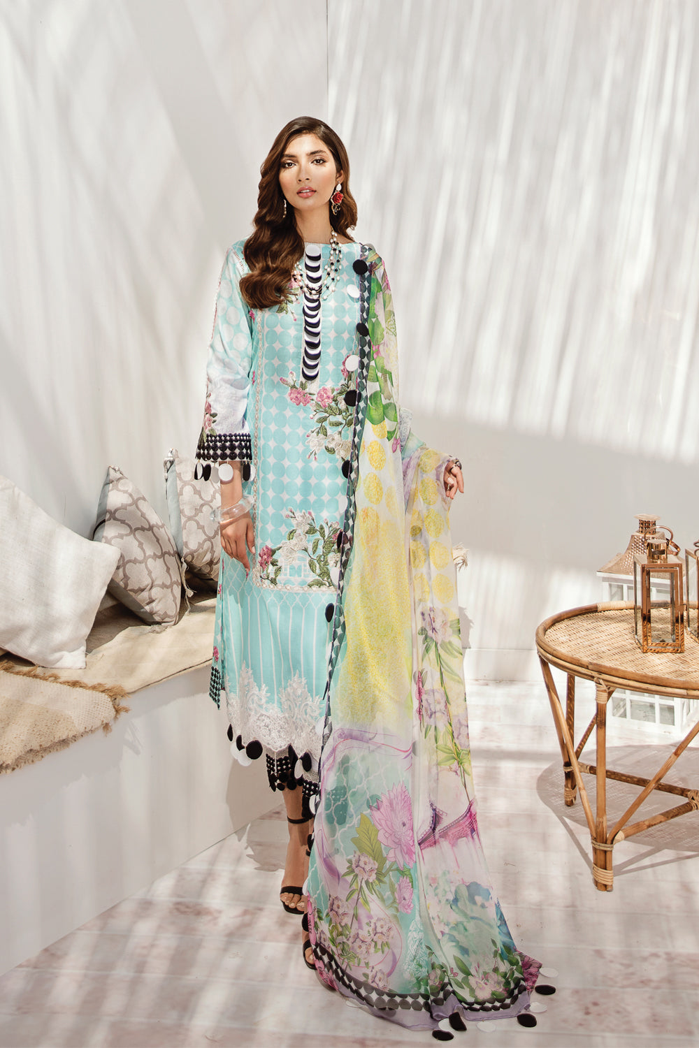 Azalea Embroidered Lawn Spring/Summer 2020-100% Original Guarantee