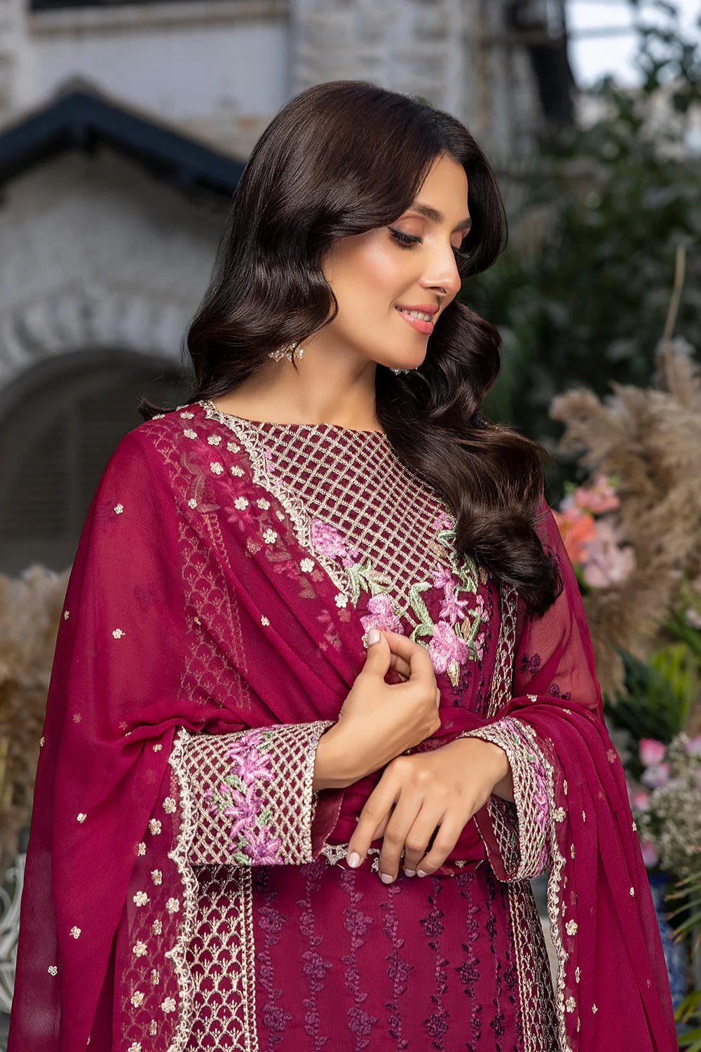 Azure luxury chiffon collection Collection 100% Original