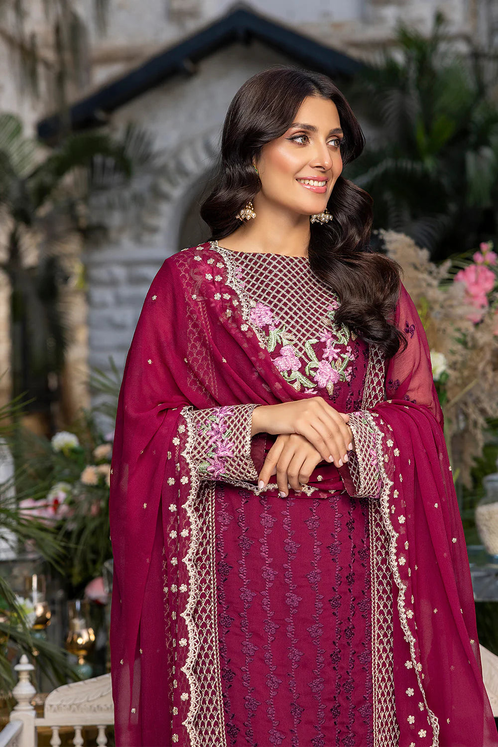 Azure luxury chiffon collection Collection 100% Original