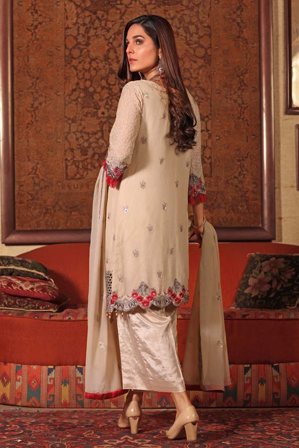 Zebaish Angan Luxury Embroidered Collection-100% Original Guarantee