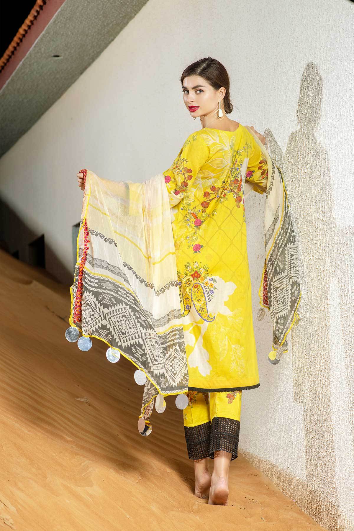 Charizma Embroidered Lawn 100% Original