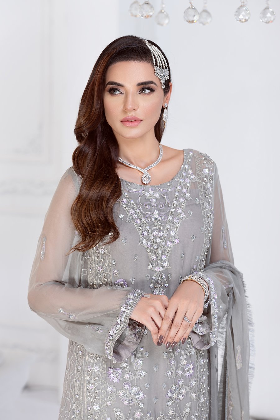 Meeral Luxury Chiffon Collection by Ashna 2021-100% Original Guaranteed