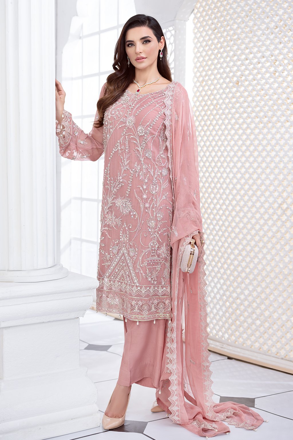 Meeral Luxury Chiffon Collection by Ashna 2021-100% Original Guaranteed