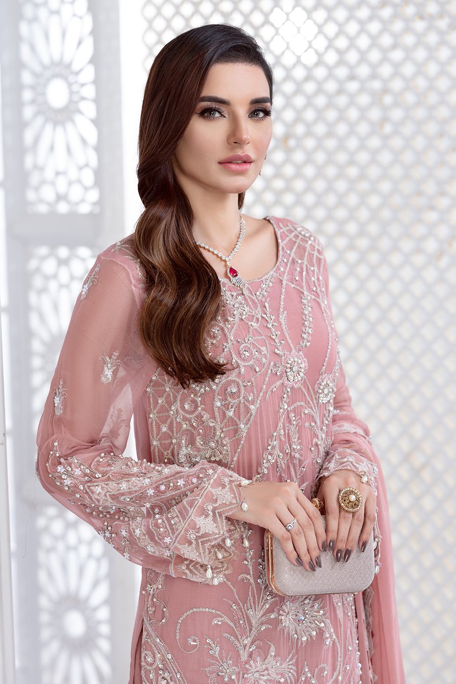 Meeral Luxury Chiffon Collection by Ashna 2021-100% Original Guaranteed