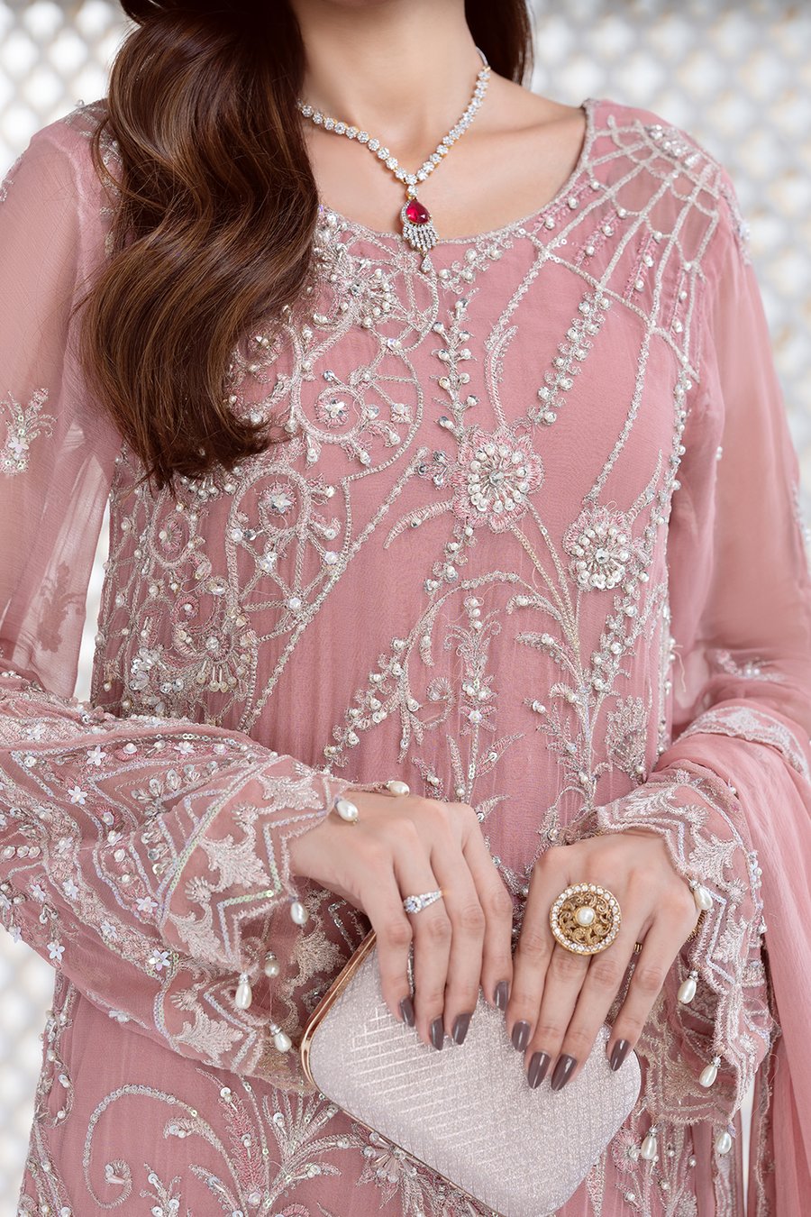 Meeral Luxury Chiffon Collection by Ashna 2021-100% Original Guaranteed