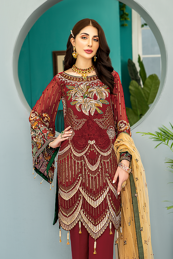Maryam's Luxurious Embroidered Collection 2020- 100% Original Guaranteed