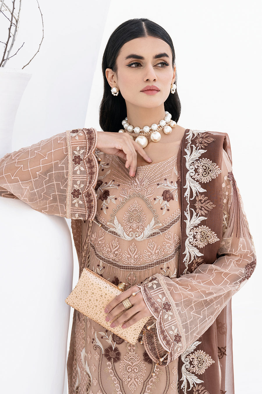 Chevron by Ramsha Chiffon Collection 100% Original