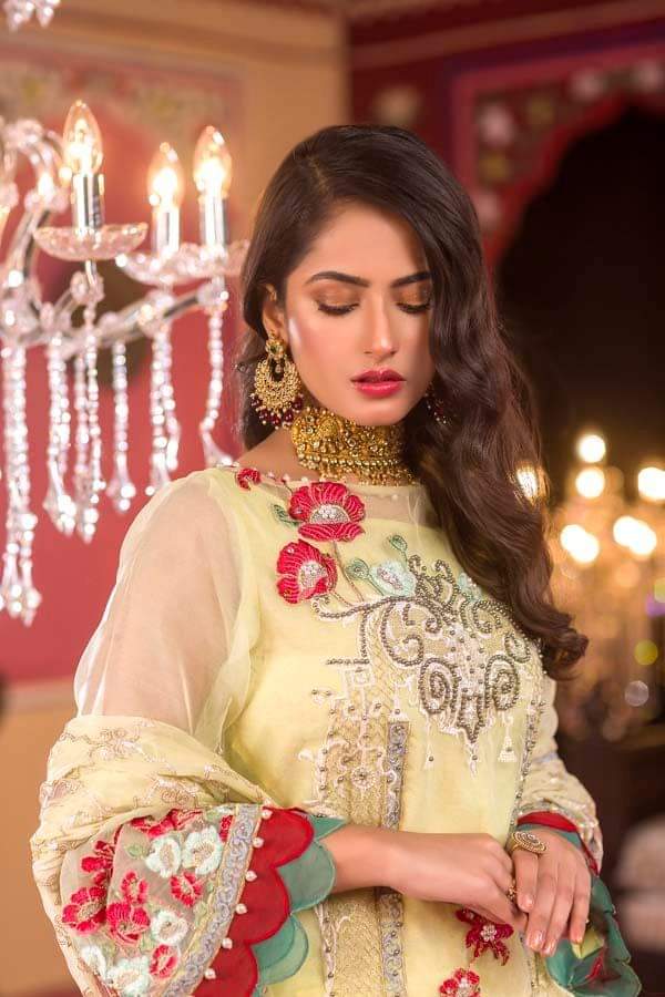 Adan's libas Luxury Embroidered -100% Original Guaranteed