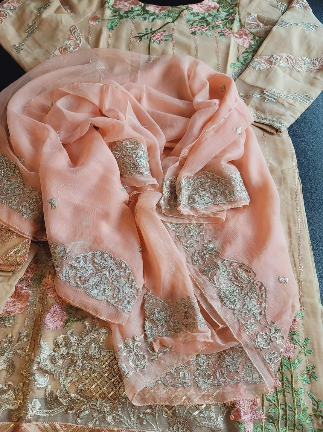 Pakistani Stitched Embroidery Party Wear Dresses Ready To Ship