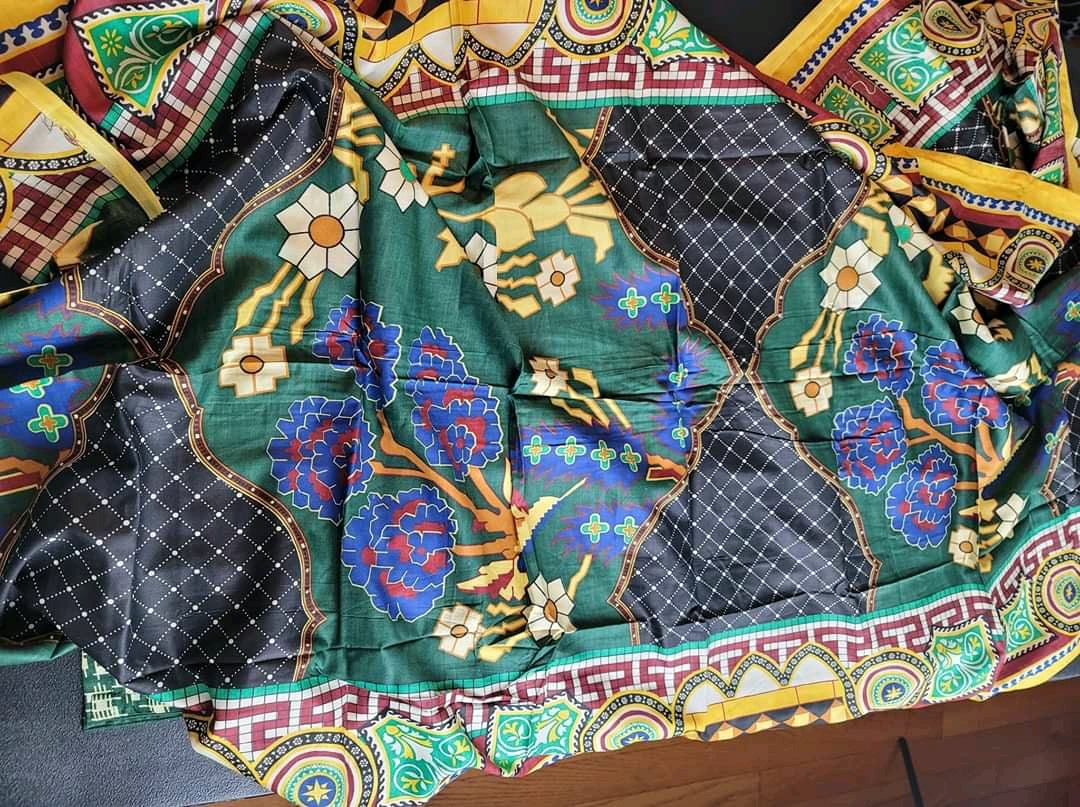 Pakistani linen Embroidered Salwar kameez Ready To Ship