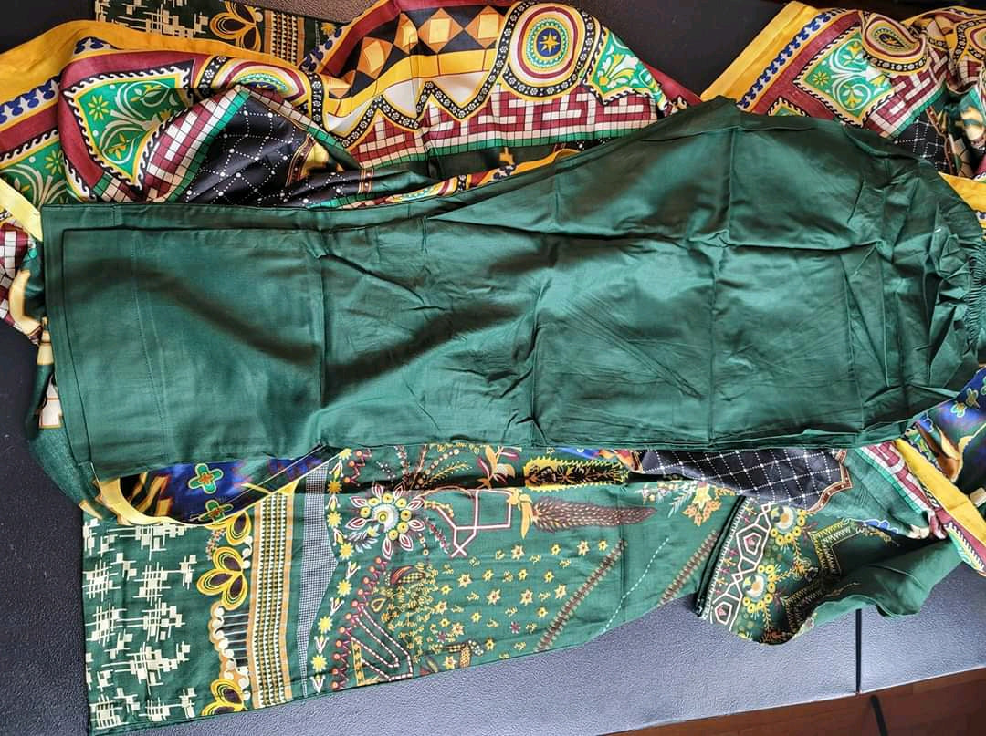 Pakistani linen Embroidered Salwar kameez Ready To Ship