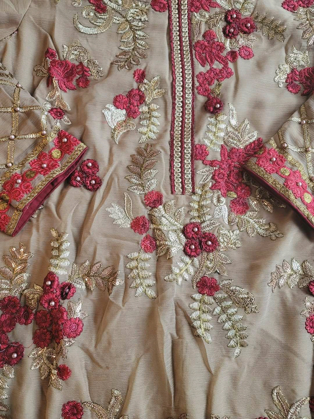 Pakistani Stitched Embroidery Party Wear Dresses Ready To Ship
