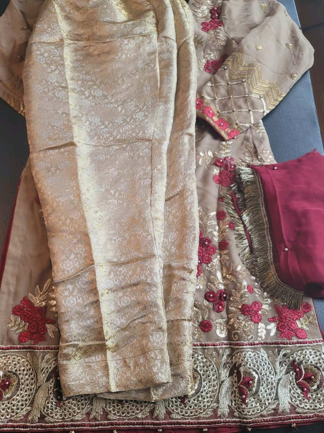 Pakistani Stitched Embroidery Party Wear Dresses Ready To Ship