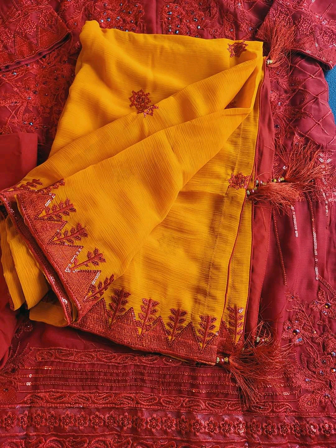 Pakistani Stitched Embroidery Party Wear Dresses Ready To Ship