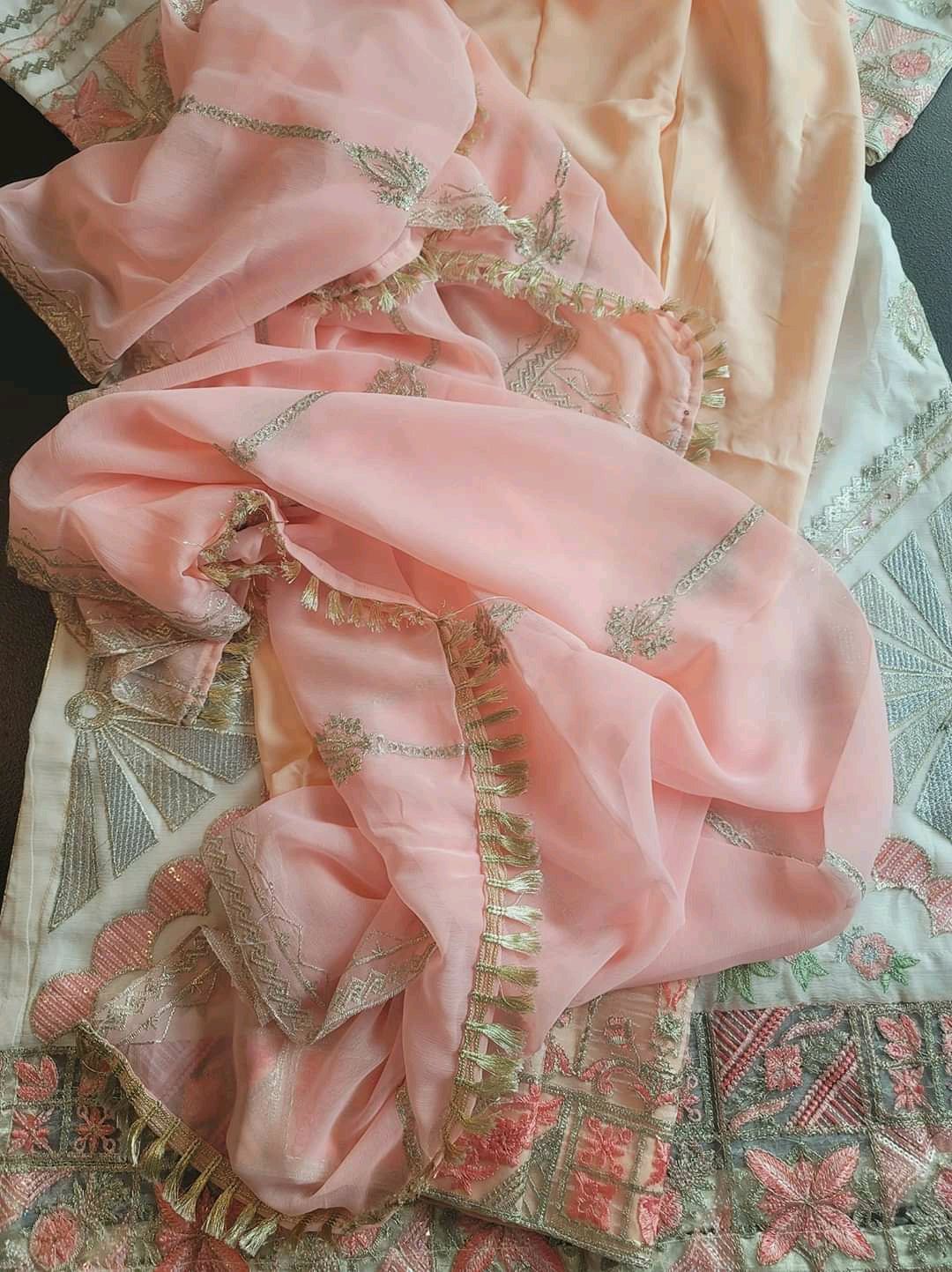 Pakistani Stitched Embroidery Party Wear Dresses Ready To Ship