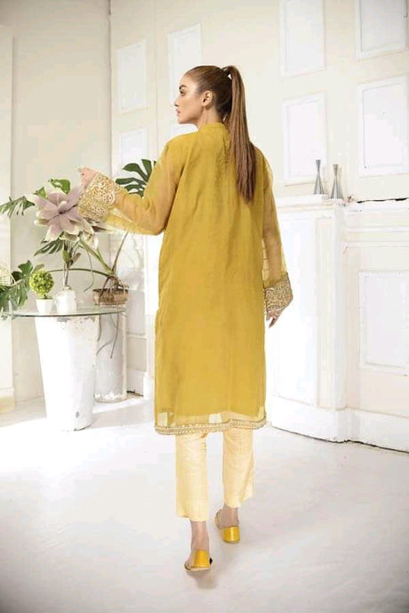 Adan's libas organza kurti 2020-100% Original Guaranteed