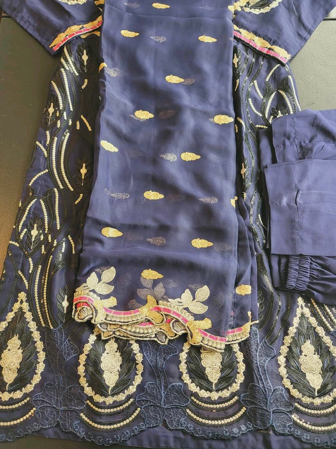 Pakistani Stitched Embroidery Party Wear Dresses Ready To Ship