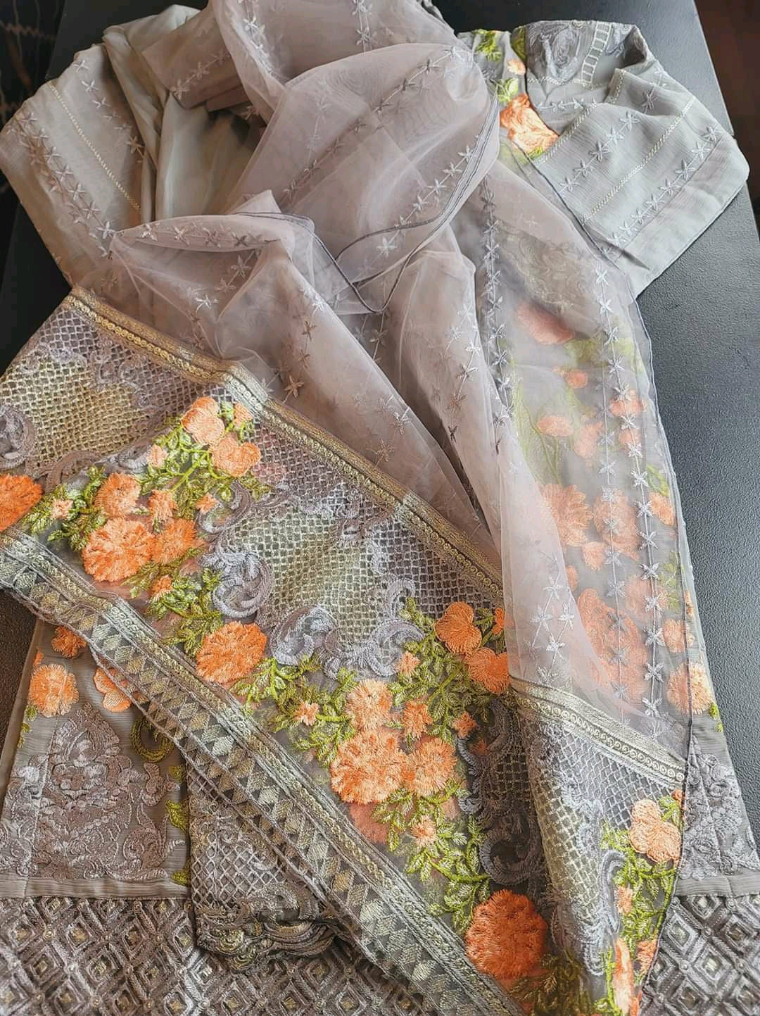 Pakistani Stitched Embroidery Party Wear Dresses Ready To Ship