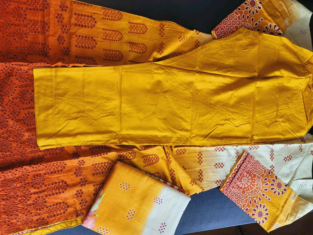 Pakistani linen Embroidered Salwar kameez Ready To Ship