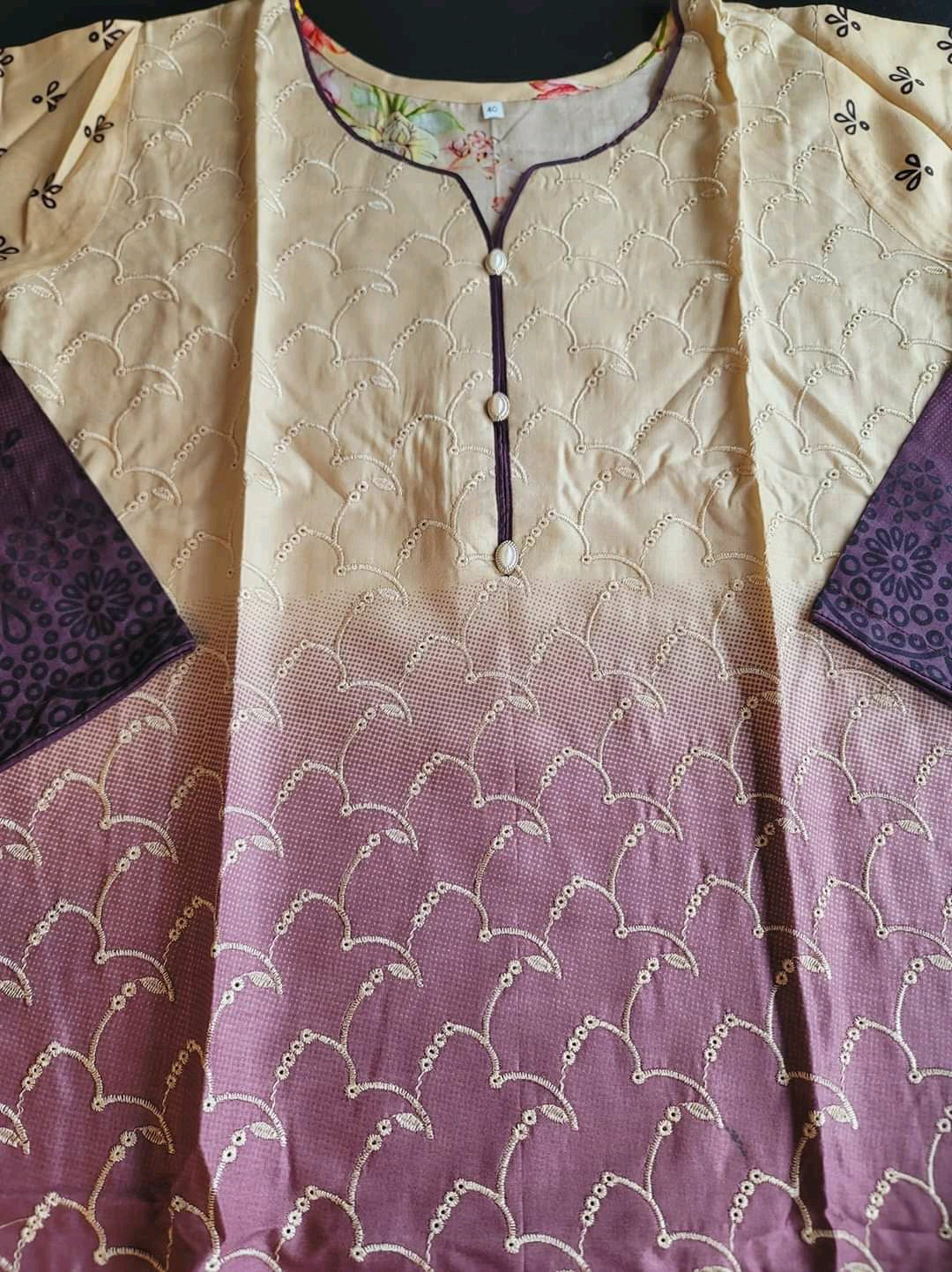 Pakistani linen Embroidered Salwar kameez Ready To Ship