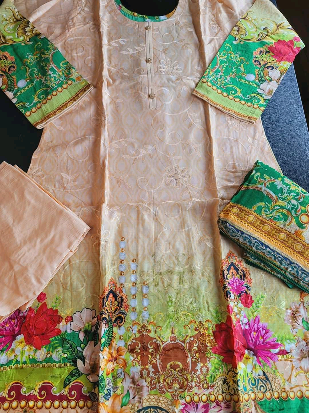 Pakistani Viscos Embroidered Salwar kameez Ready To Ship