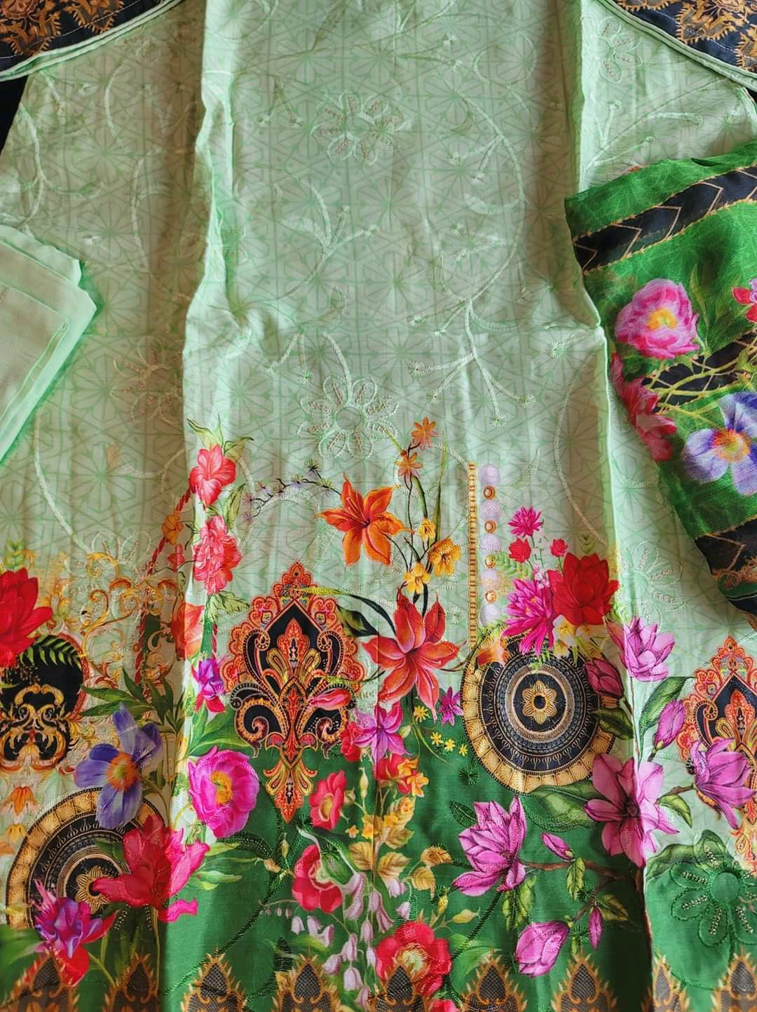 Pakistani Viscos Embroidered Salwar kameez Ready To Ship