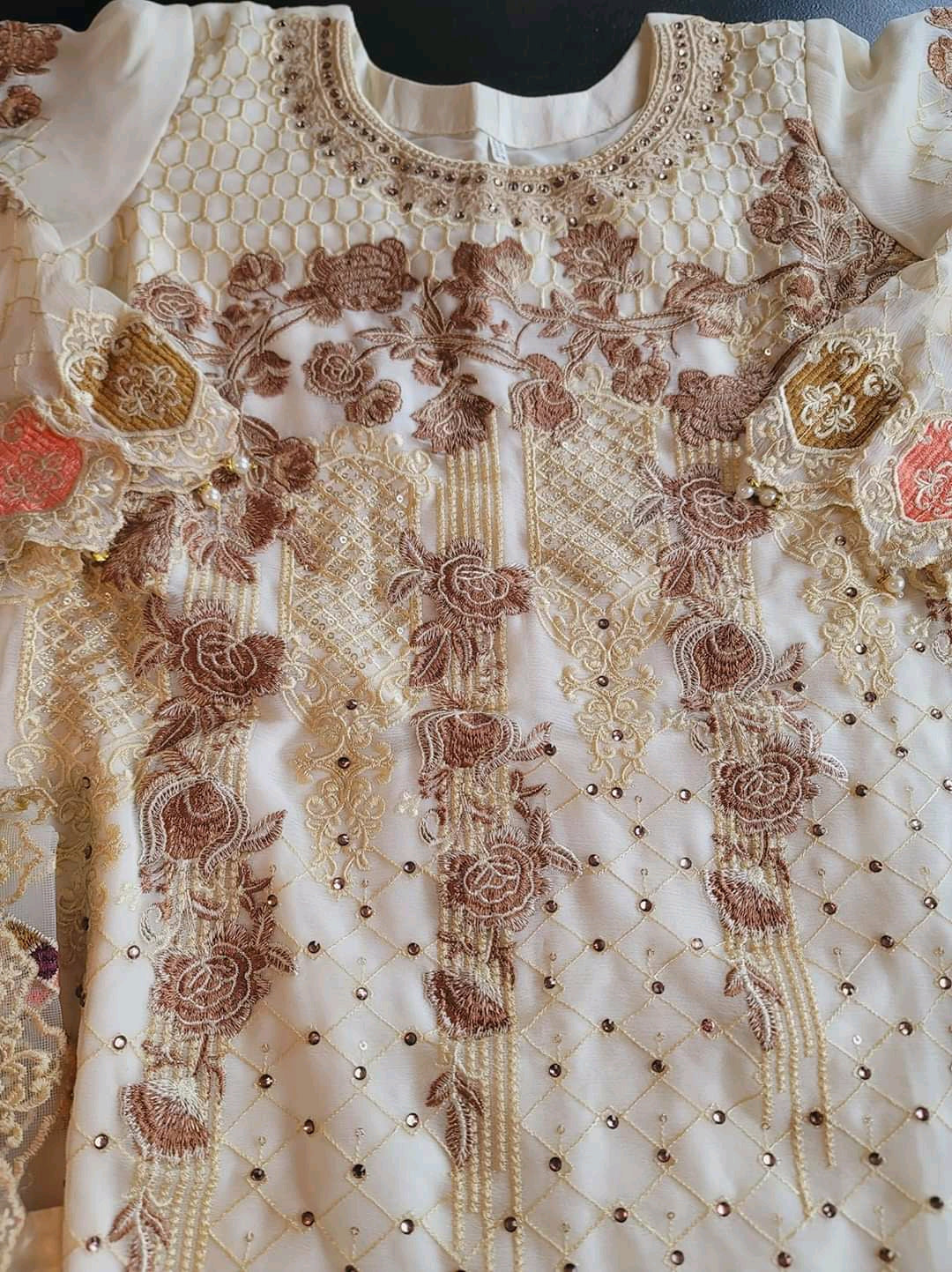 Pakistani Stitched Embroidery Party Wear Dresses Ready To Ship