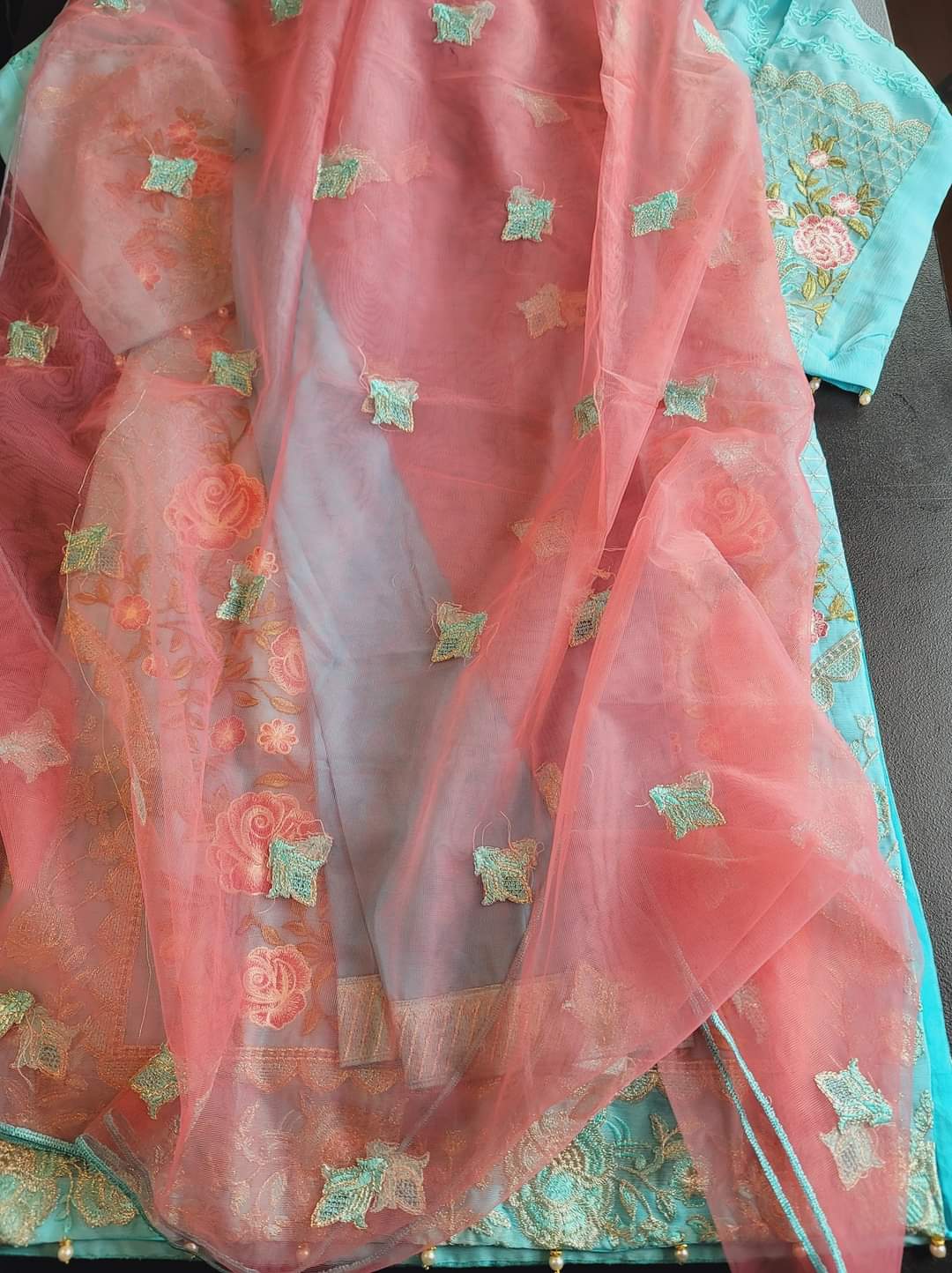 Pakistani Stitched Embroidery Party Wear Dresses Ready To Ship