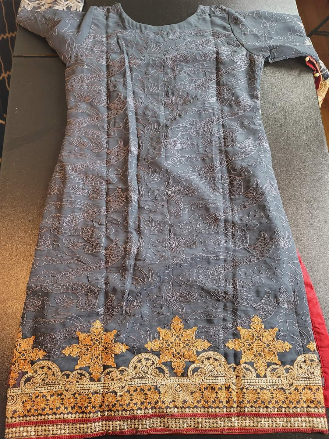 Pakistani Stitched Embroidery Party Wear Dresses Ready To Ship