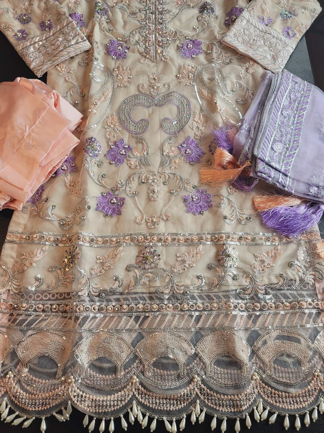 Pakistani Stitched Embroidery Party Wear Dresses Ready To Ship