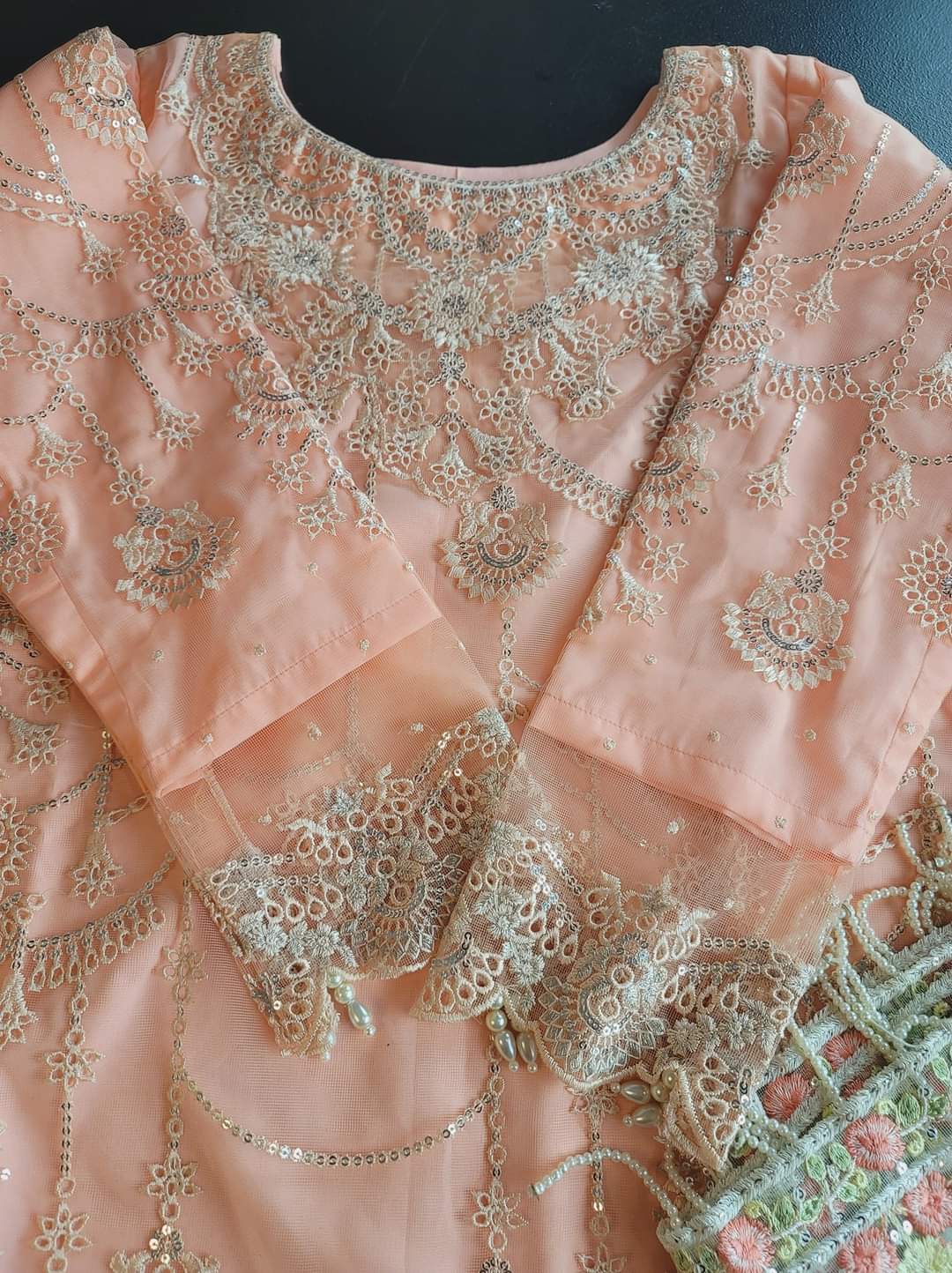Pakistani Stitched Embroidery Party Wear Dresses Ready To Ship