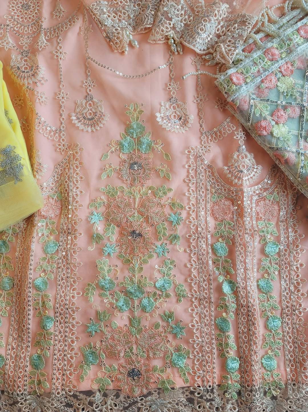 Pakistani Stitched Embroidery Party Wear Dresses Ready To Ship