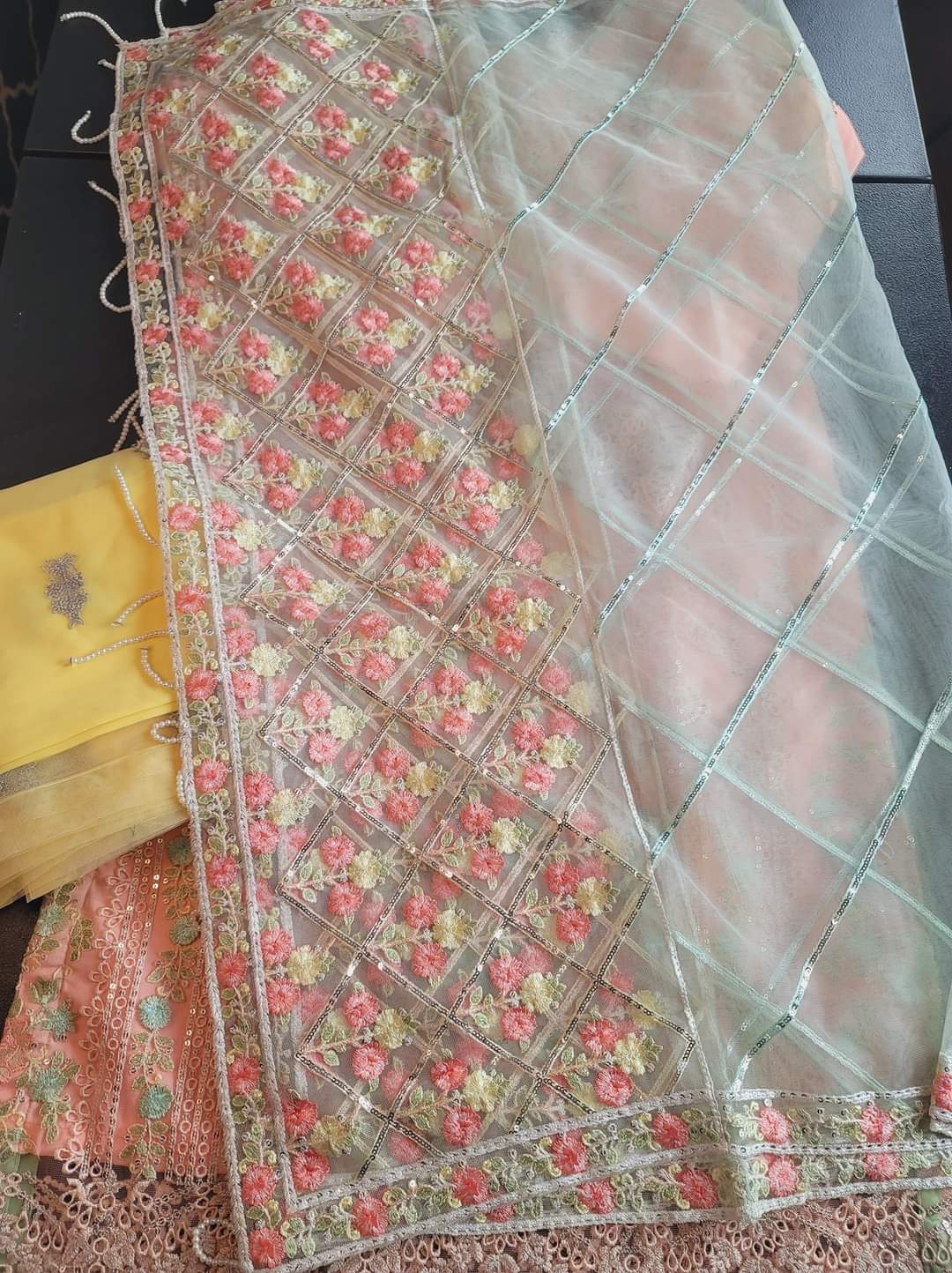 Pakistani Stitched Embroidery Party Wear Dresses Ready To Ship