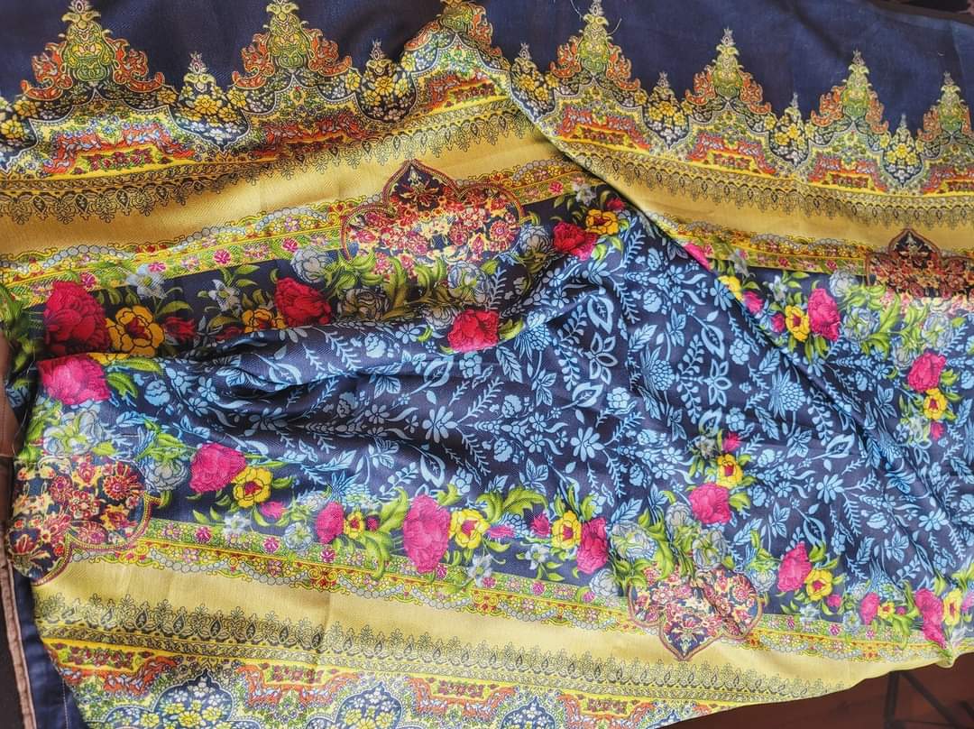 Pakistani linen Embroidered Salwar kameez Ready To Ship